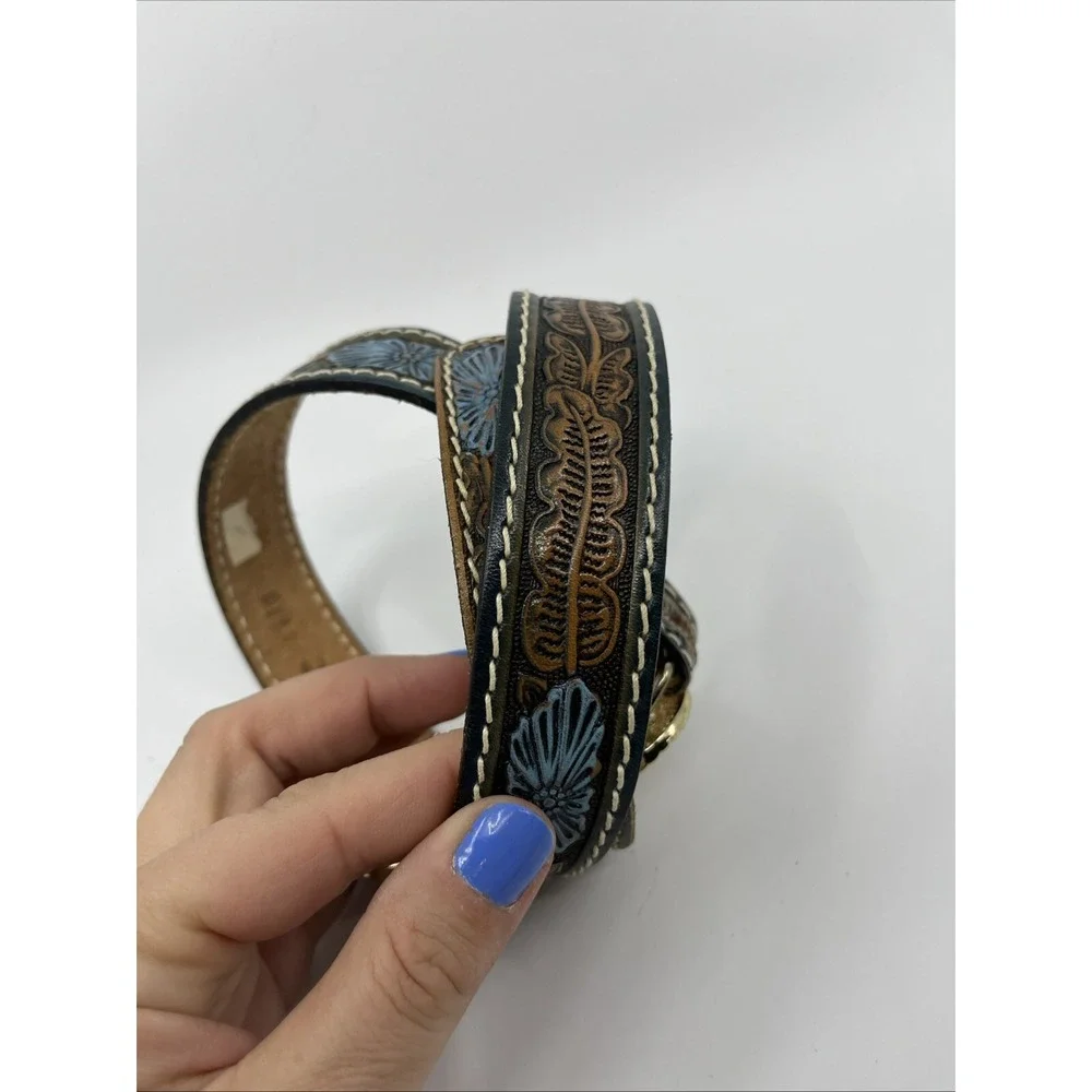 Tory English Leather Belt 30
